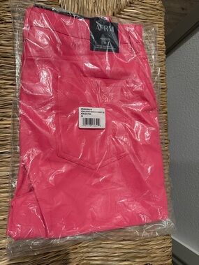 AFRM Pink High-Rise Heston Jeans